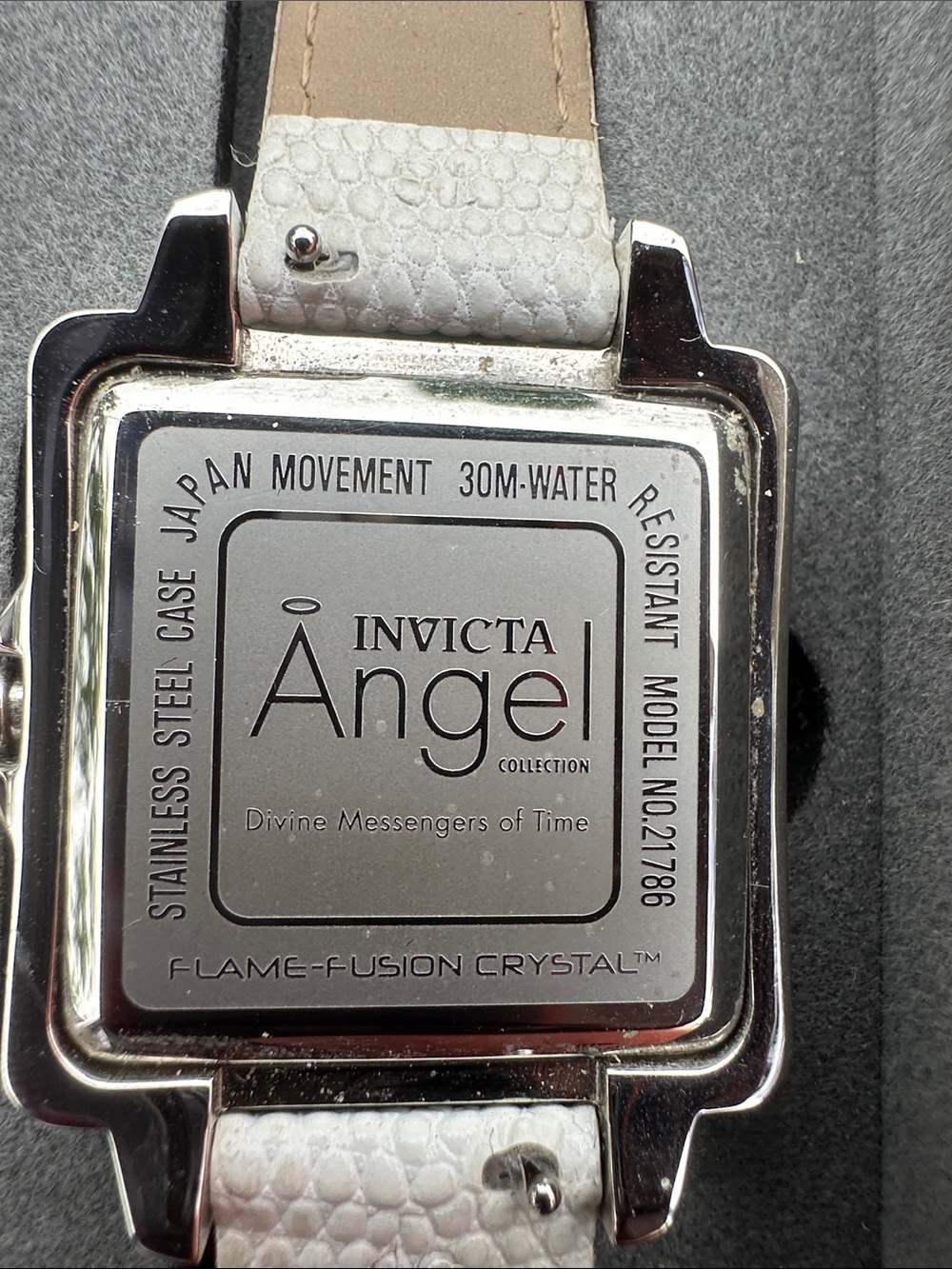 Invicta Women's Square Angel Watch with Interchangeable leather bands - Picture 4 of 9